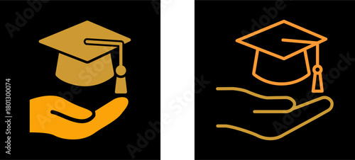 Graduation Hat Vector Icon