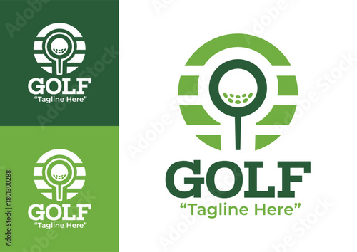Golf Logo Modern and Sleek Sports Identity