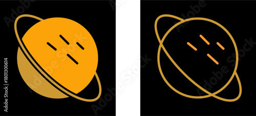 Saturn Vector Icon