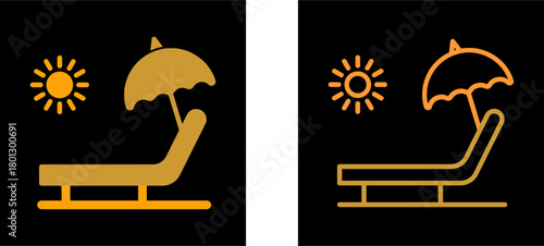 Beach Vector Icon