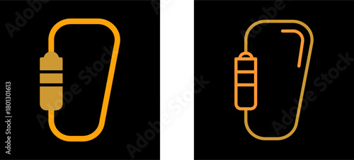 Carabiner Vector Icon