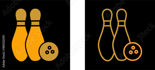 Bowling Vector Icon
