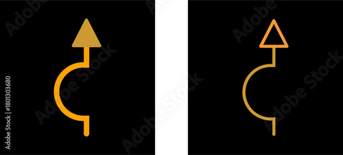 Arrow Pointing Up Vector Icon