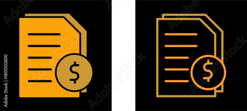 Invoices Vector Icon