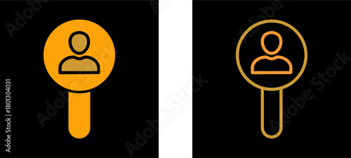 Search User Vector Icon