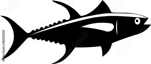 Shark Silhouette Vector Illustration