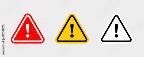 danger warning sign vector