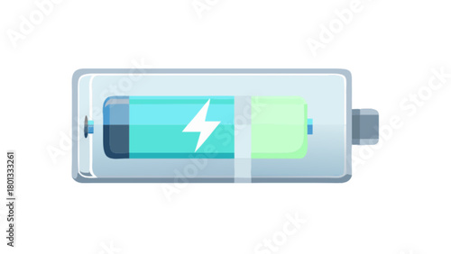 Battery charging icon vector illustration for mobile app design and ui design battery indicator charge level