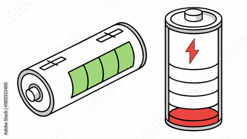 Battery power level indicator full charge low energy electric cell technology rechargeable capacity icon 100