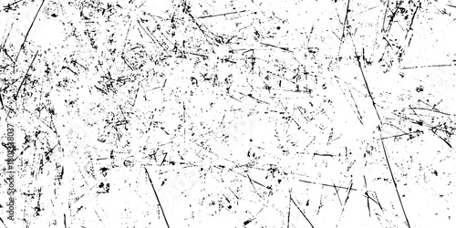 Abstract white and black grunge dust particle and dust grain texture. old grunge texture with scratches and cracks paint wall texture. dust overlay distress grain with scratch grunge urban background.