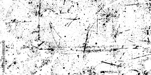 Abstract white and black grunge dust particle and dust grain texture. old grunge texture with scratches and cracks paint wall texture. dust overlay distress grain with scratch grunge urban background.