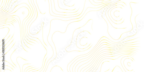 Abstract white and colorful contour line pattern, resembling a topographic map. The overall style should be minimalistic, modern, and artistic. wavy topographic map and curved line background.