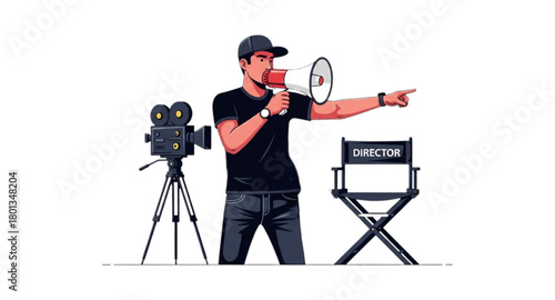 silhouette of photographer with camera