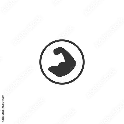 gym and fitness logo inspiration silhouettes vector