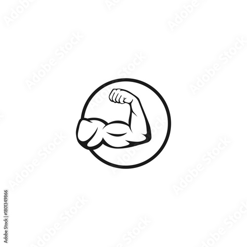 gym and fitness logo inspiration silhouettes vector