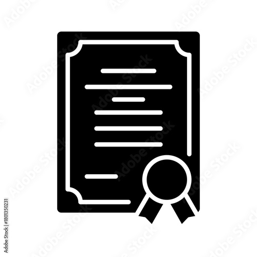 Diploma icon vector. certificate illustration sign. studies symbol or logo. Design for web.