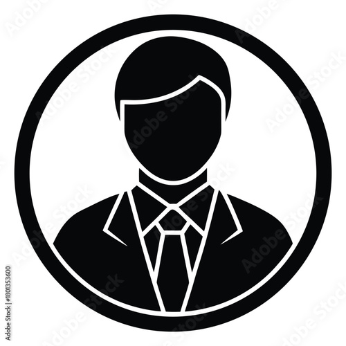 recruiter avatar vector icon
