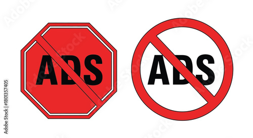 Stop ads advertising blocker online marketing no ads campaign ads