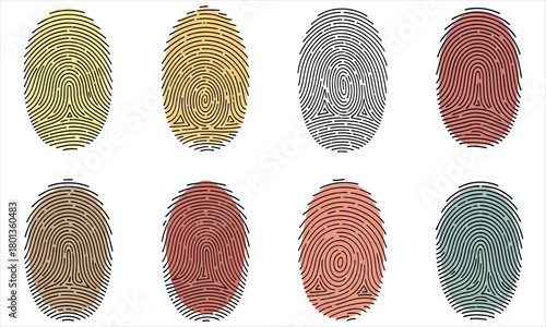 Diverse Fingerprints A Collection of Unique Personal Identifications