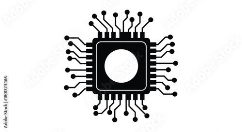 Computer chip processor technology microchip cpu circuit board