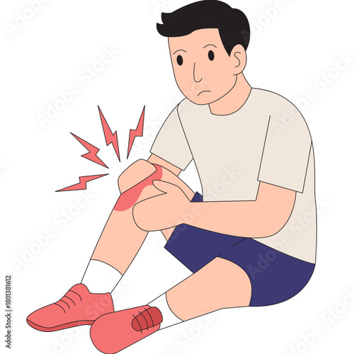 Man With Knee Pain