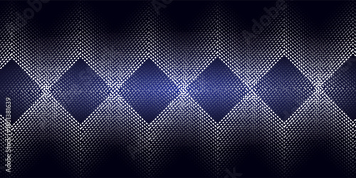 3D blue techno abstract background overlap layer on dark space with glowing dots shape decoration. Modern graphic design element dotted line style concept for banners, flyer, card, or brochure cover