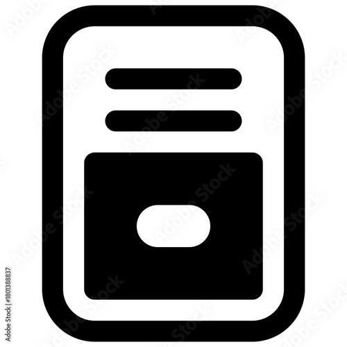 Fire alarm strobe. Outlined stroke vector icon with black-filled details.