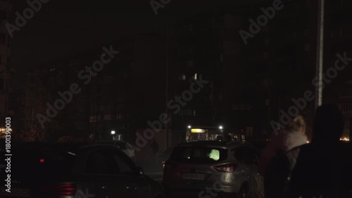Power outages in Kyiv. Dark houses and streets without lighting after Russian shelling