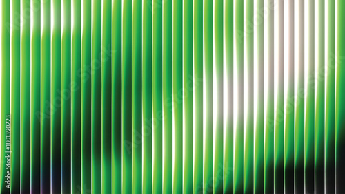 PrintDynamic glowing green vertical lines abstract light pattern design