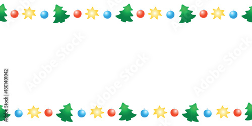 background, frame, border of Christmas symbols