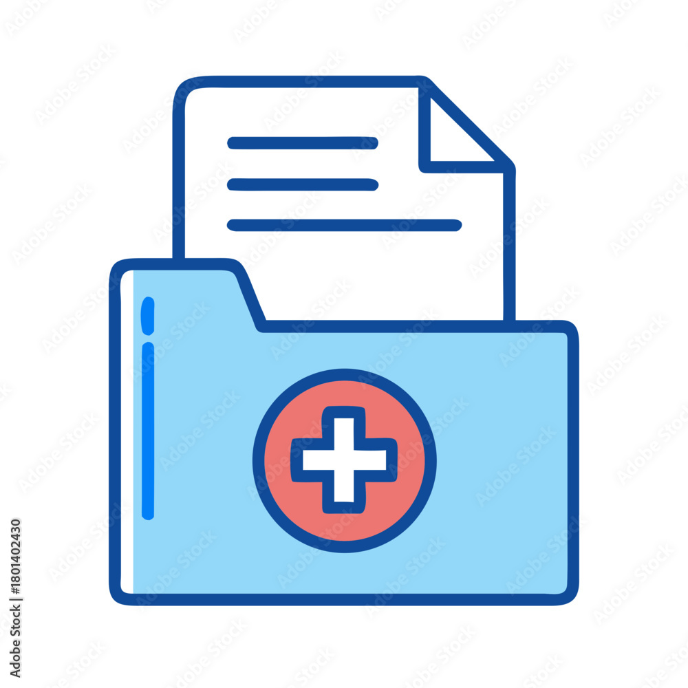 Fototapeta premium medical file for web and graphic design.