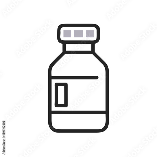 medicine bottle for web and graphic design.