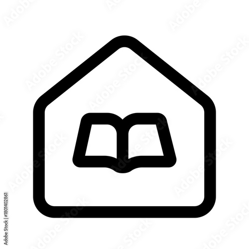library reguler icon