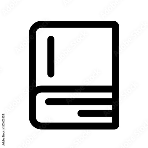 thick book reguler icon
