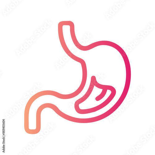 stomach icon for web and graphic design.