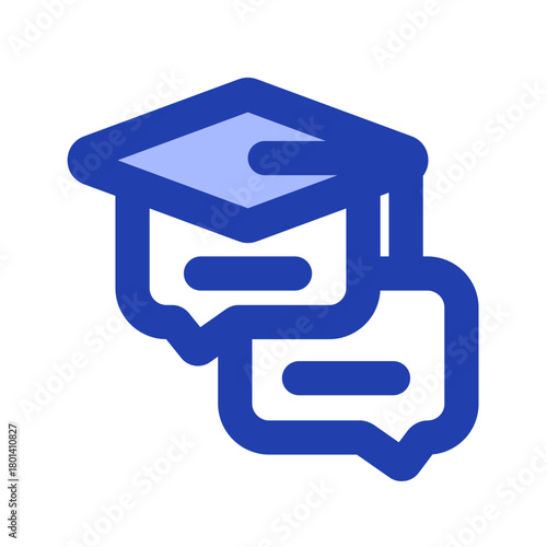counseling blue icon