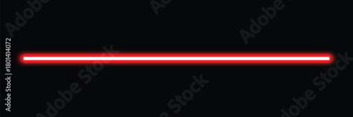 Abstract red glowing energy beam light effect graphic element