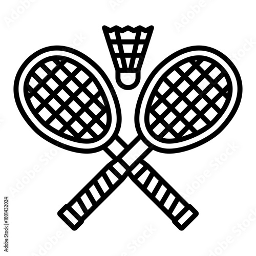 Badminton Icon
