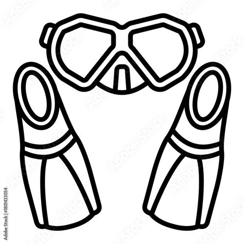 Swimming equipments Icon