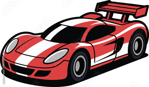 miniature race car model clipart