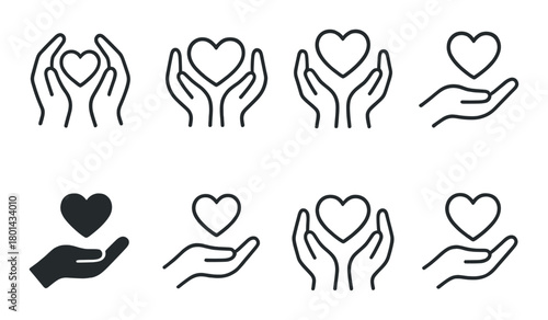 Minimalist line art: planetary icons and celestial symbols