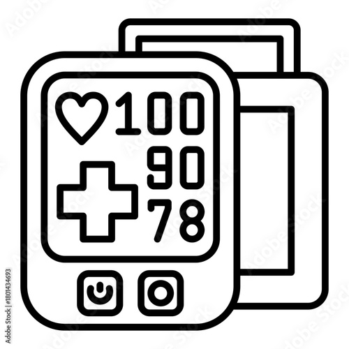 Blood pressure meter Icon