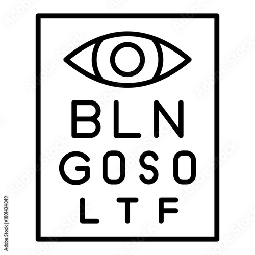 Eye examination Icon