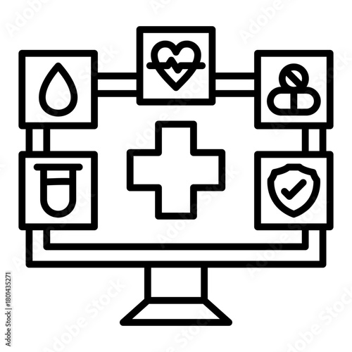 Digital health Icon