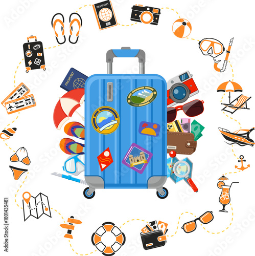 Vacation Travel and Summer Concept