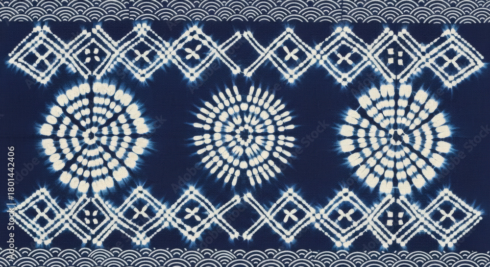 Obraz premium 布地に染物