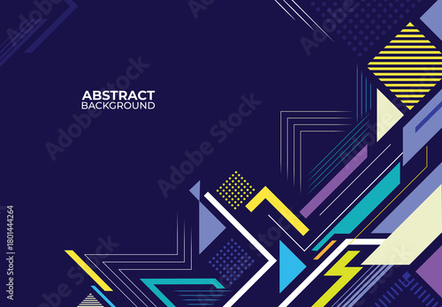   Abstract geometric background design, background for seminar banners, abstrac background design, bauhaus background design