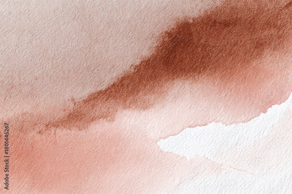Fototapeta premium Abstract watercolor background in earthy pink tones