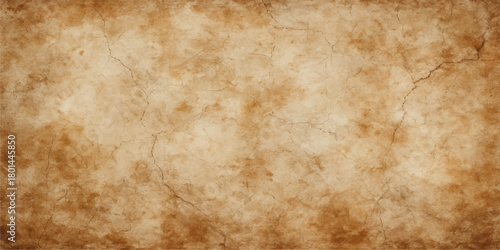 Antique brown grunge paper background with aged parchment texture