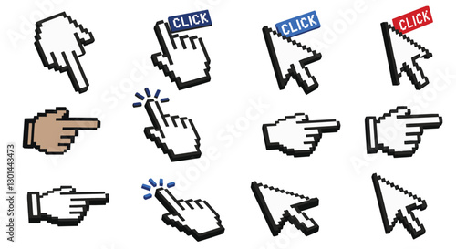 Animated cursor creating a circular selection on a green background, representing UI interaction, graphic editing tools, and digital interface actions